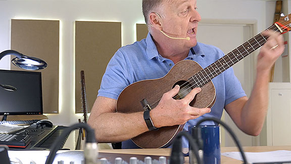 Guy Michelmore Composing on Guitar
